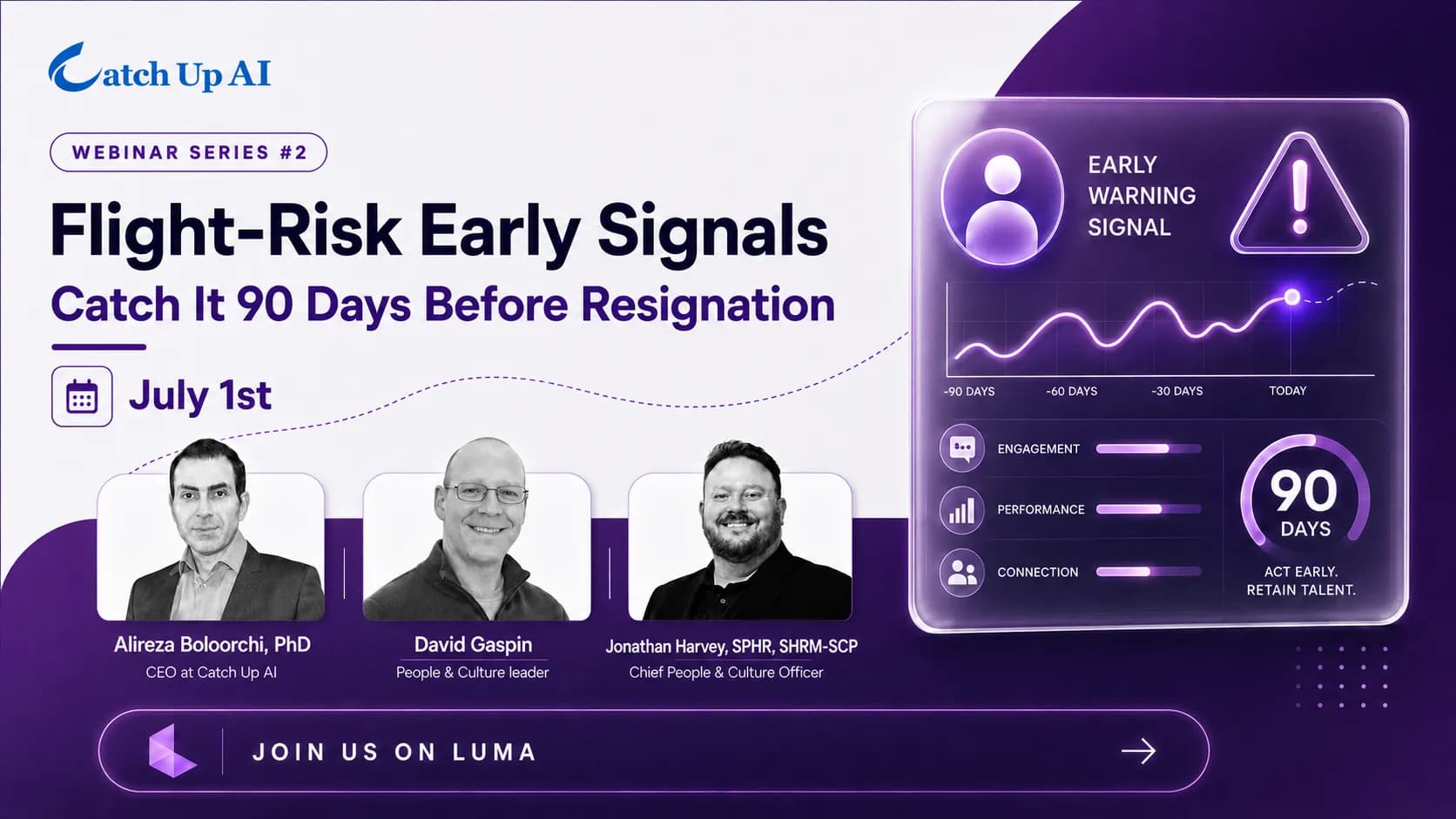 Flight-Risk Early Signals: Catch It 90 Days Before Resignation