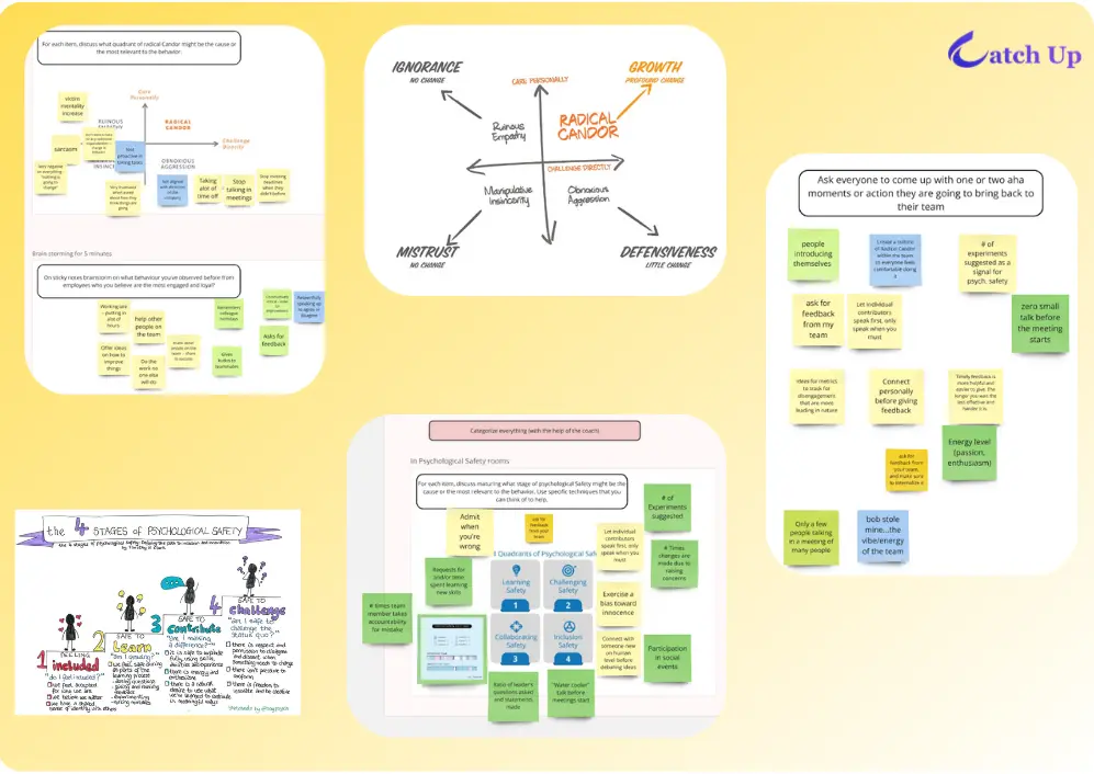 Radical Candor and psychological safety workshop frameworks
